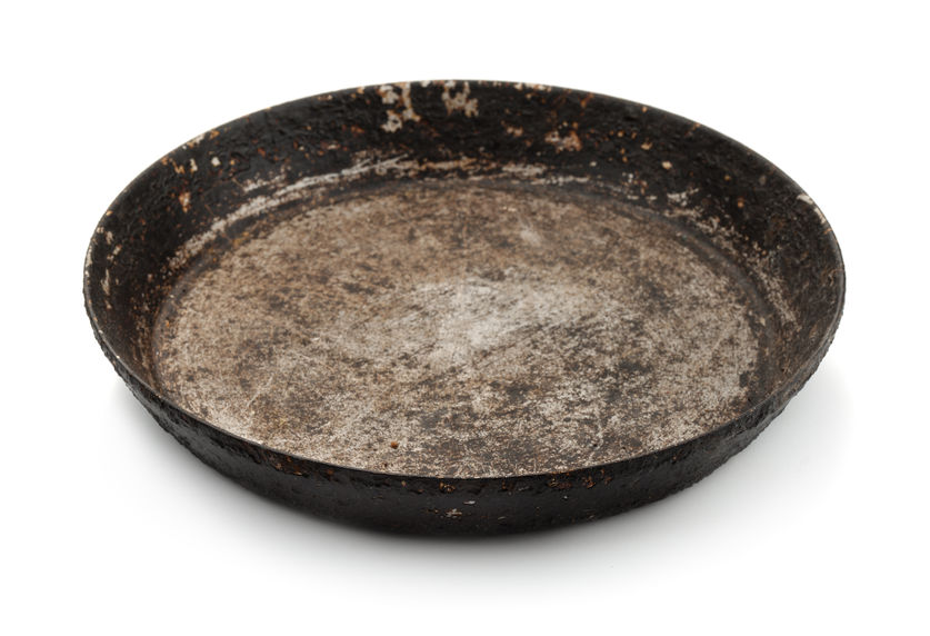 Best Baking Pans showing a Rusty Baking Pan