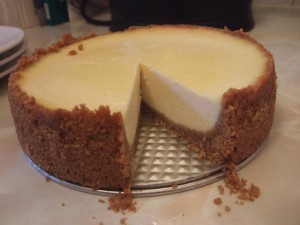 Cheesecake from springform pan