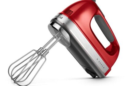 Candy Apple Red 9-Speed Hand Mixer by KitchenAid