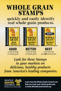 Whole Wheat v Whole Grain - Whole Grain Council Stamps
