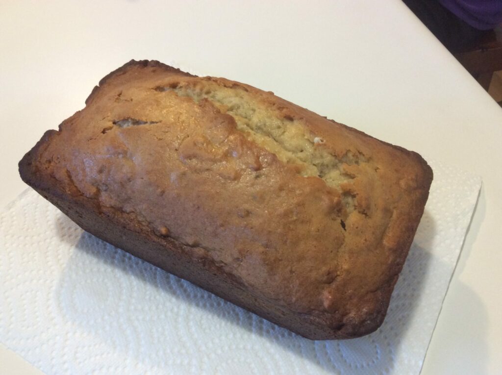 Whole wheat banana bread