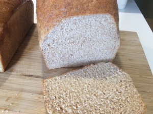 White whole wheat loaf