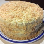 Finished Old Fashioned Coconut Cake