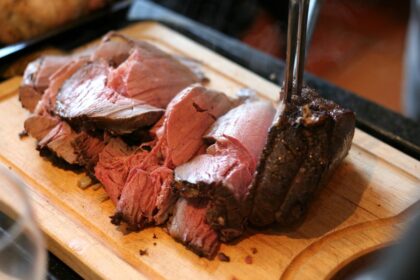 Oven Roast Beef on a wooden cutting board
