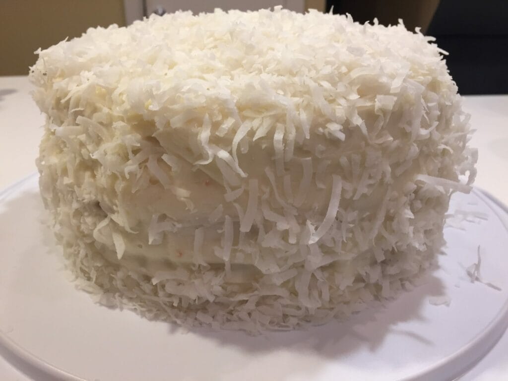 High-Altitude Coconut Cake