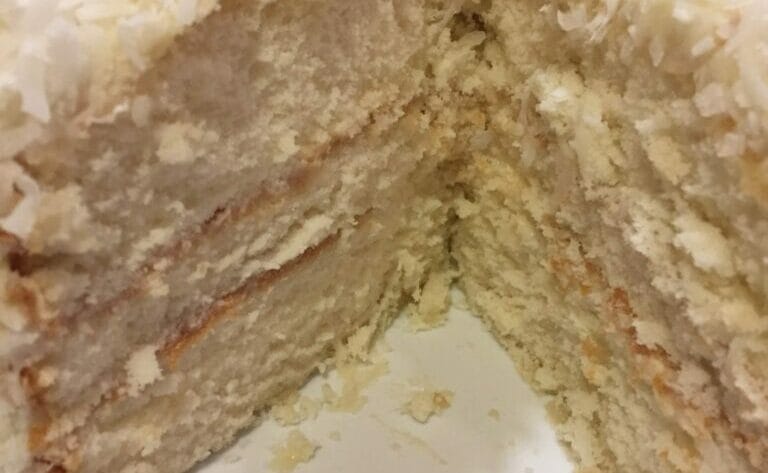 Old Fashioned Coconut Cake