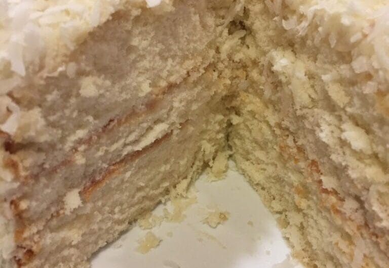 Old Fashioned Coconut Cake