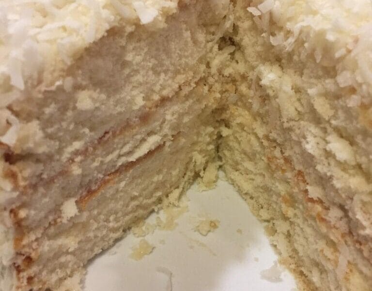 Old Fashioned Coconut Cake