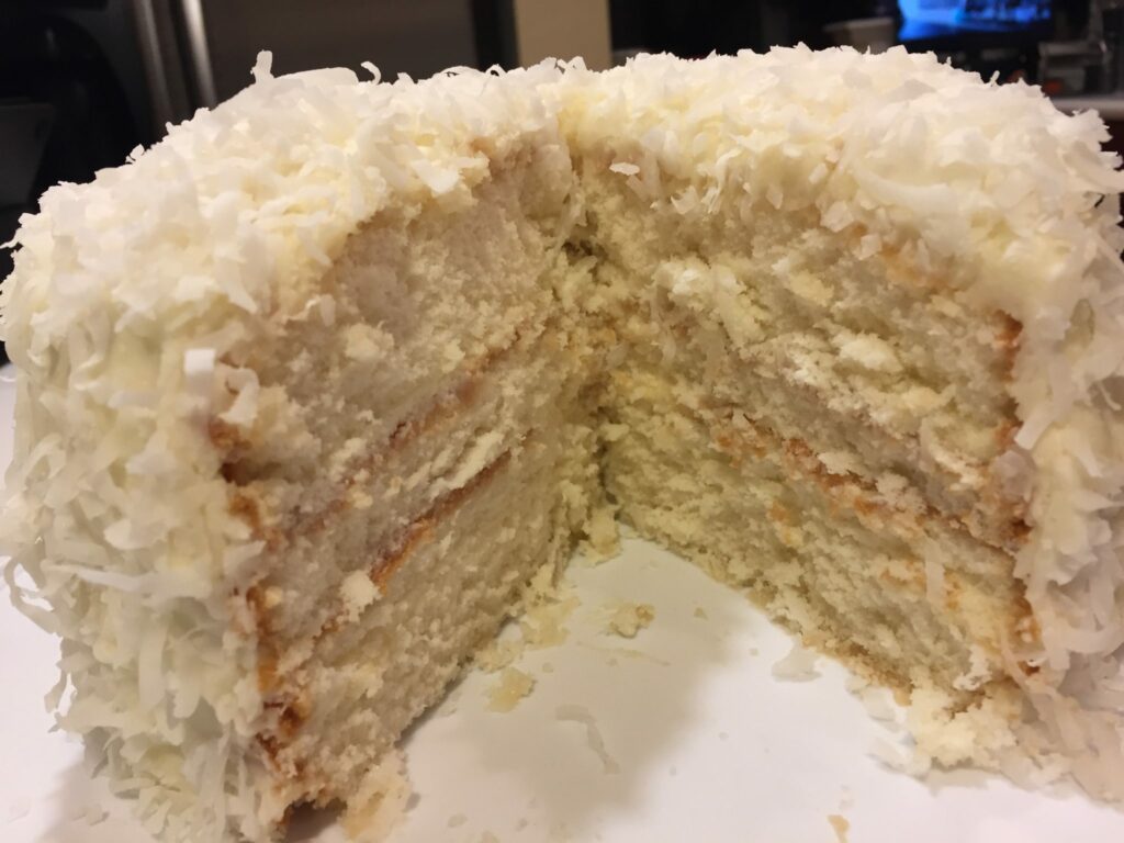 Old Fashioned Coconut Cake Recipe Baking Naturally