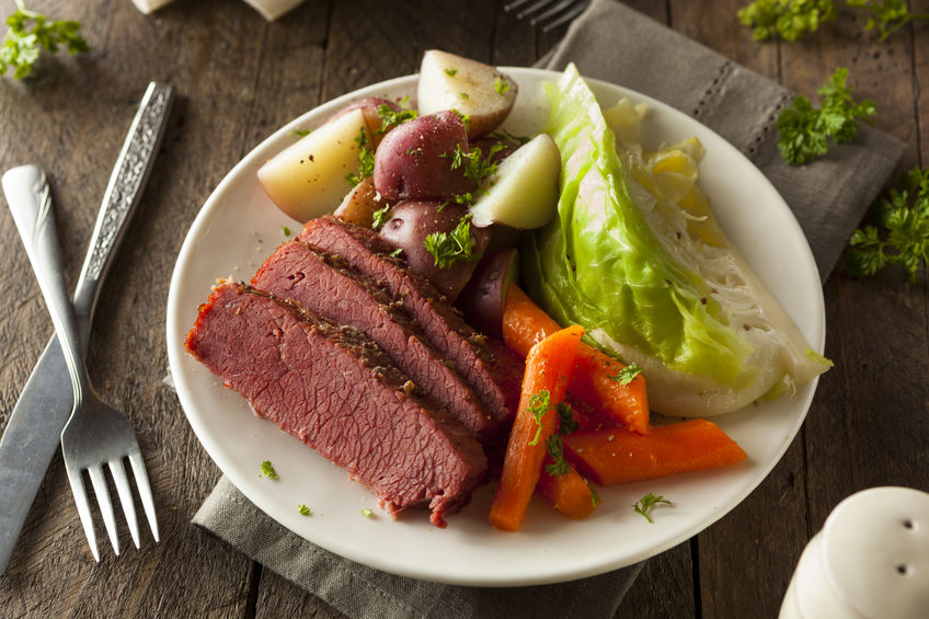 Baked Corned Beef and Cabbage