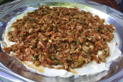 Layered Ginger Chicken Dip