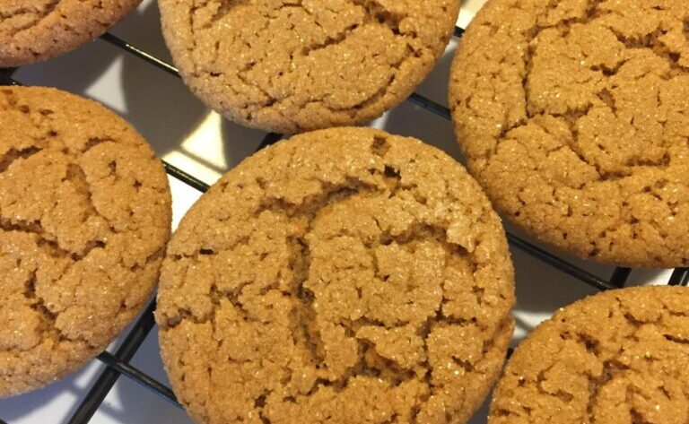 Soft Molasses Cookies