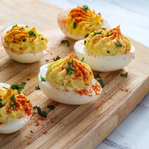 Bacon Cheddar Deviled Eggs Baking Naturally