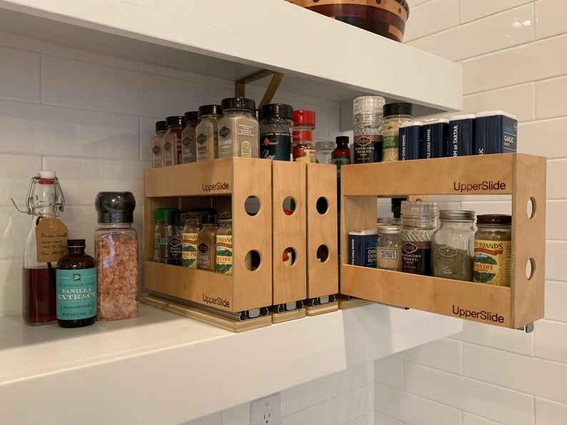 Cool Things on Etsy - Pull-out spice rack