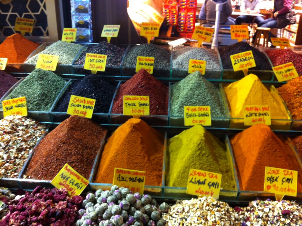 Spices at Istanbul Spice Market