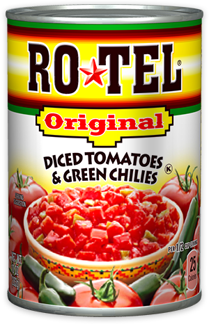 Can of Ro-tel Diced Tomatoes and Chilies for use in Insant Pot Chuck Roast