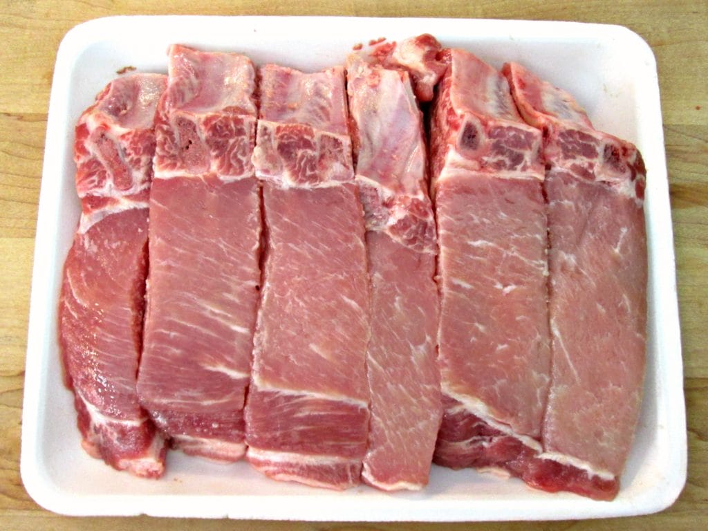 Country style ribs raw