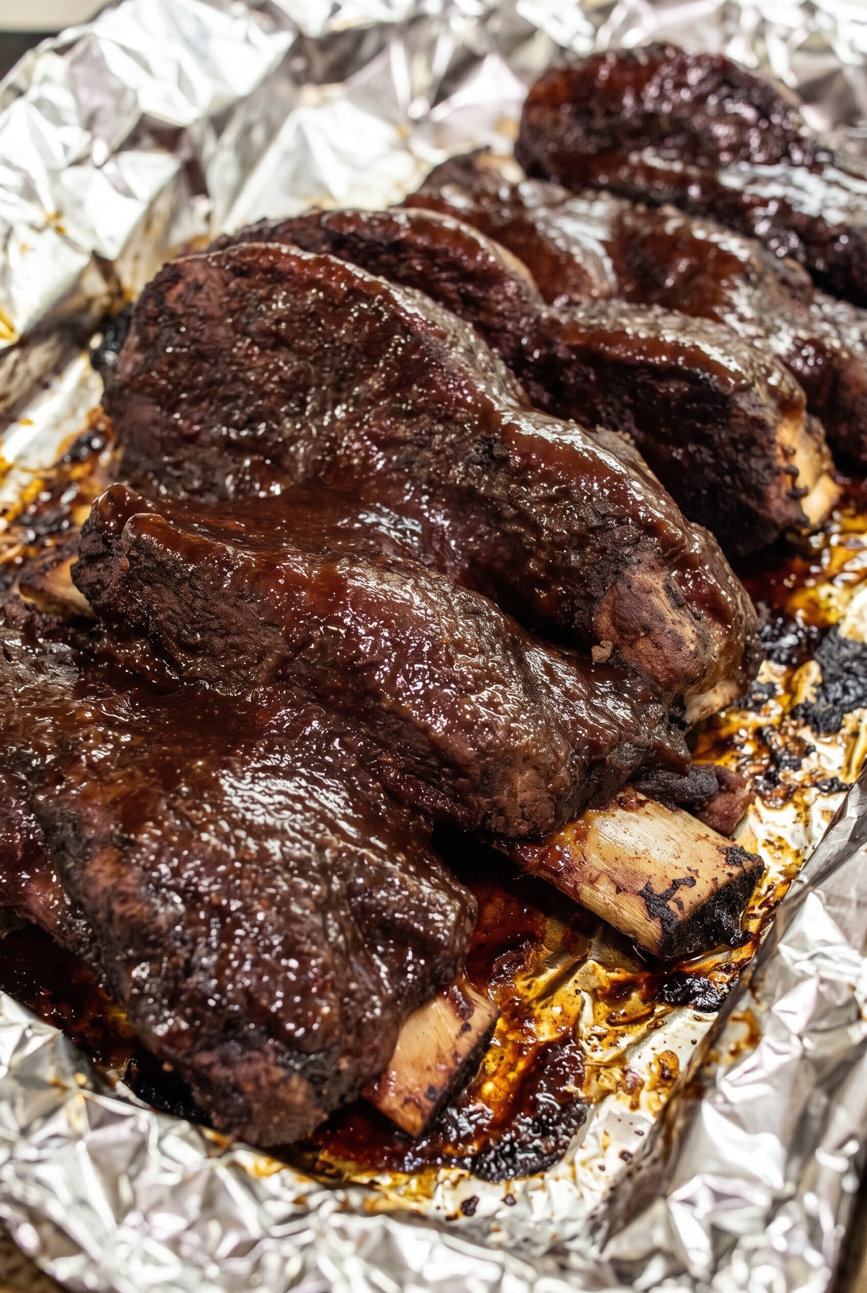 Oven-baked country style ribs