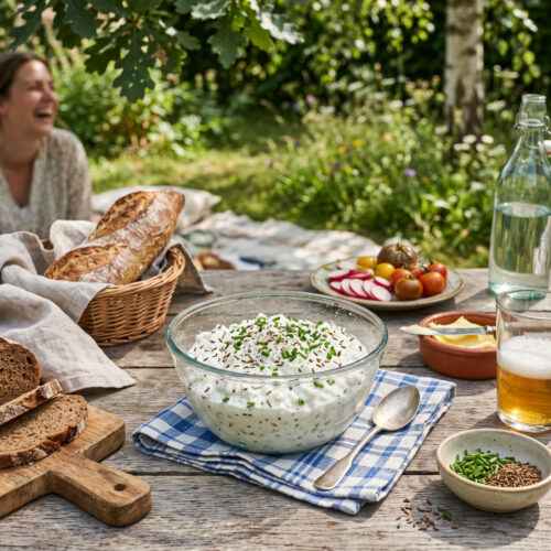 Bowl of Alpine Village Cottage Cheese on a table
