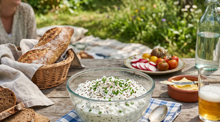 Bowl of Alpine Village Cottage Cheese on a table